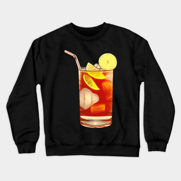 Summer Party with Long Island Iced Tea Crewneck Sweatshirt by DaysuCollege